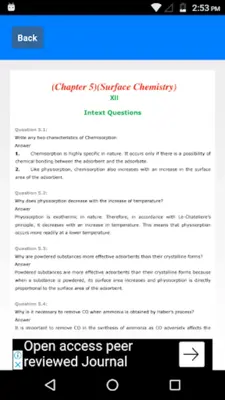 Class 12 Chemistry NCERT Solut android App screenshot 1