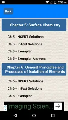 Class 12 Chemistry NCERT Solut android App screenshot 2